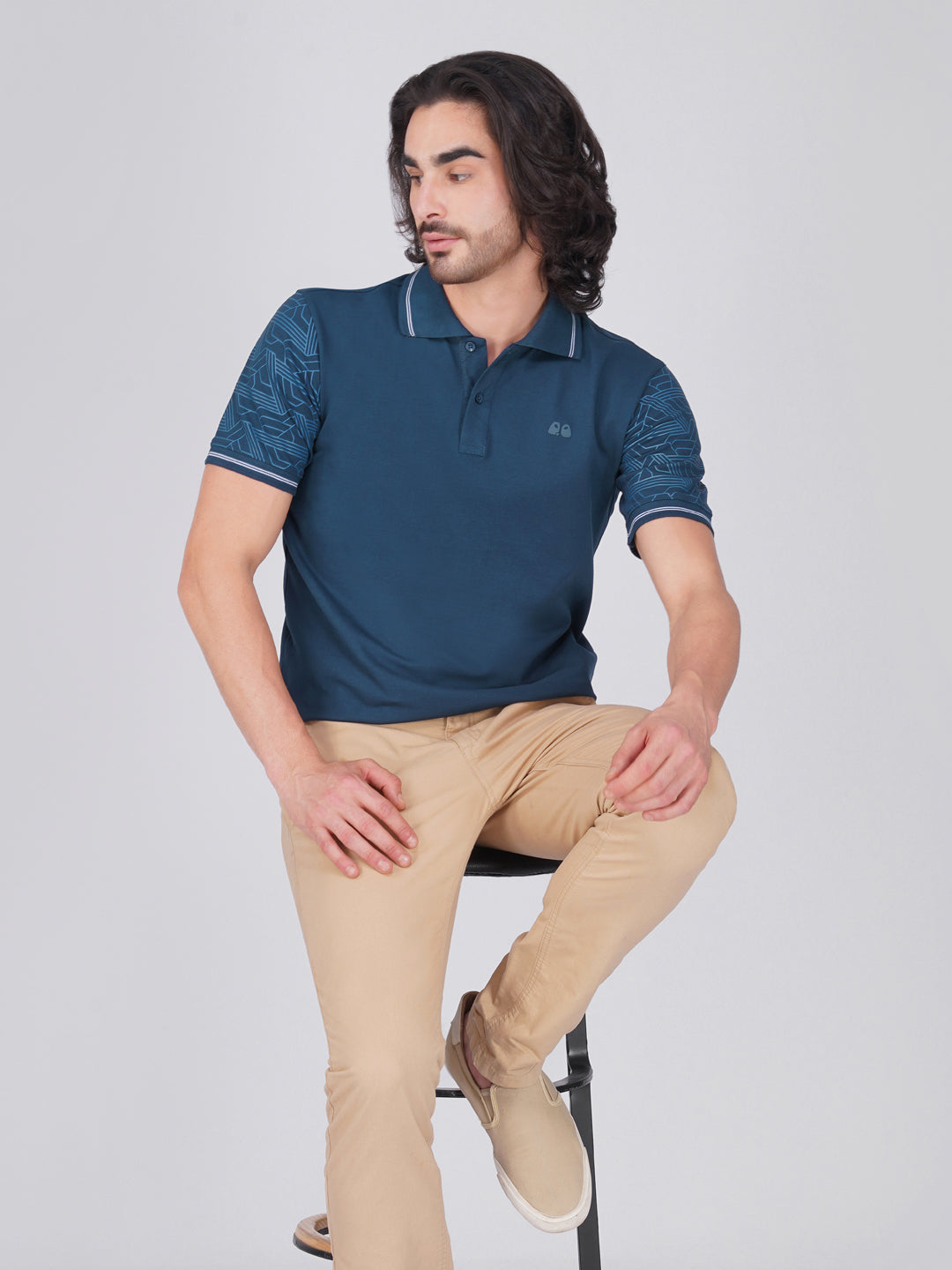 VanDee Signature Organic Polo T-Shirt - Blue