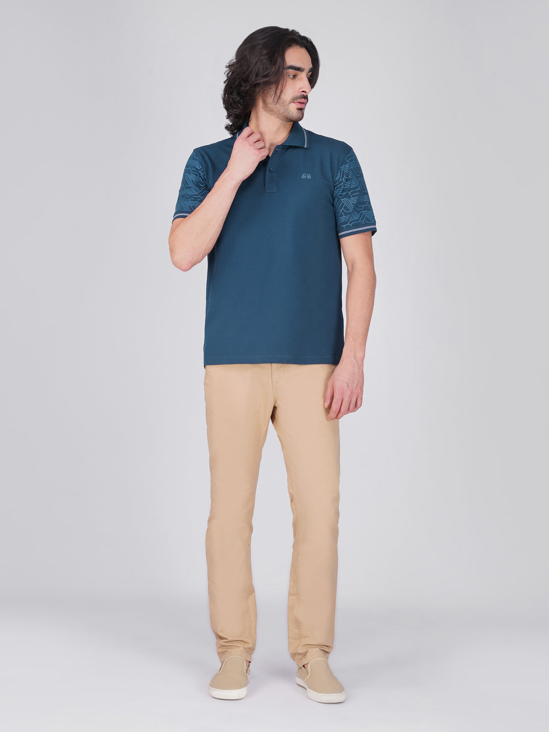 VanDee Signature Organic Polo T-Shirt - Blue