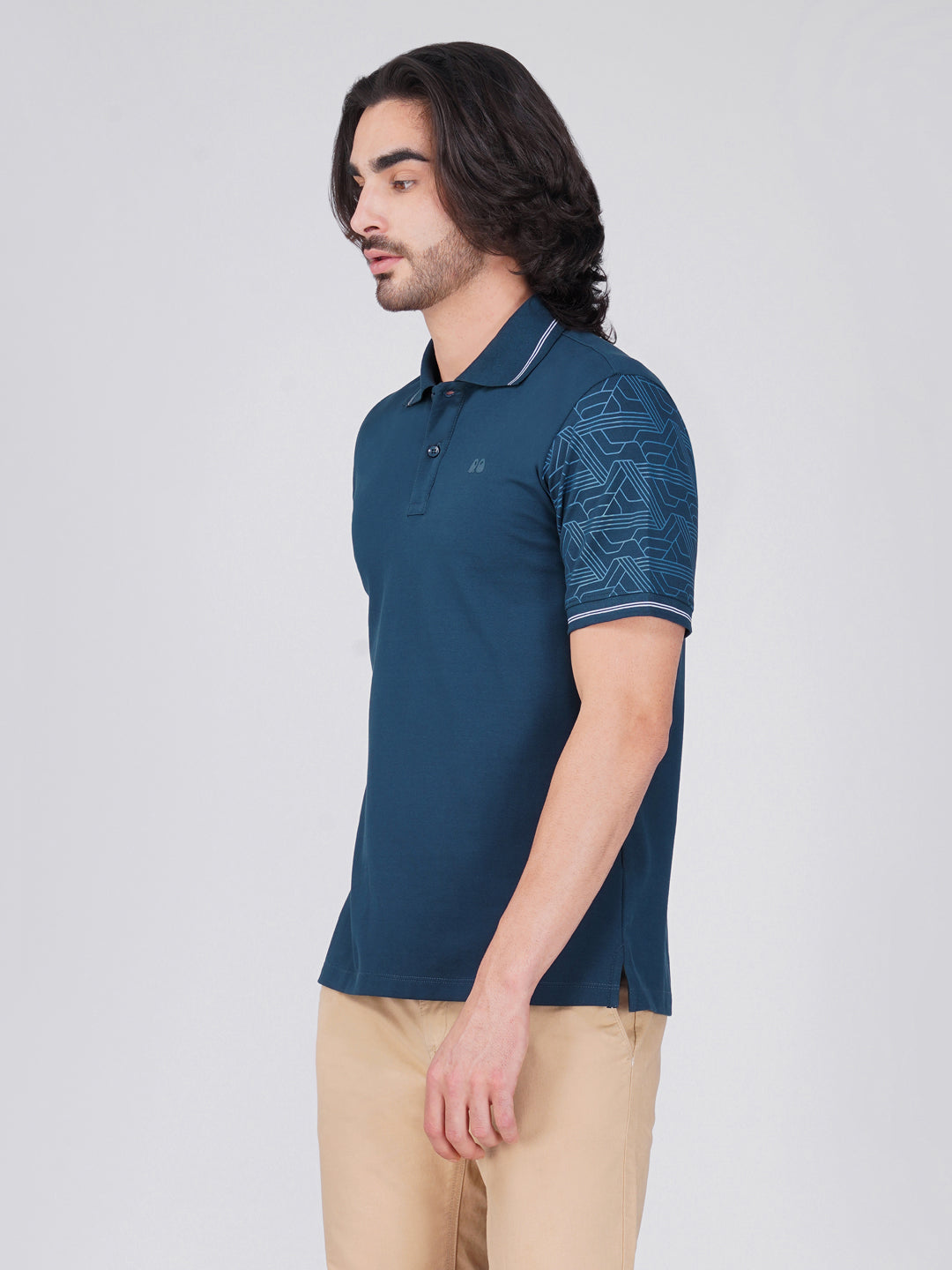 VanDee Signature Organic Polo T-Shirt - Blue