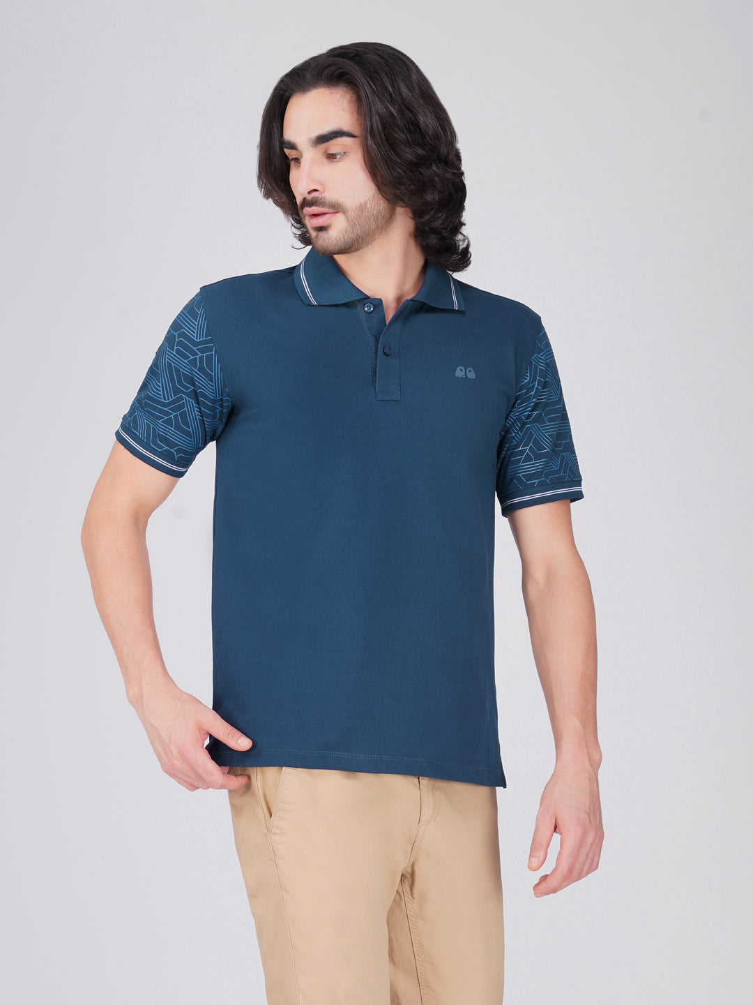 VanDee Signature Organic Polo T-Shirt - Blue