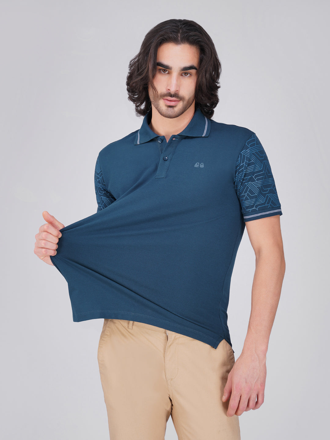 VanDee Signature Organic Polo T-Shirt - Blue