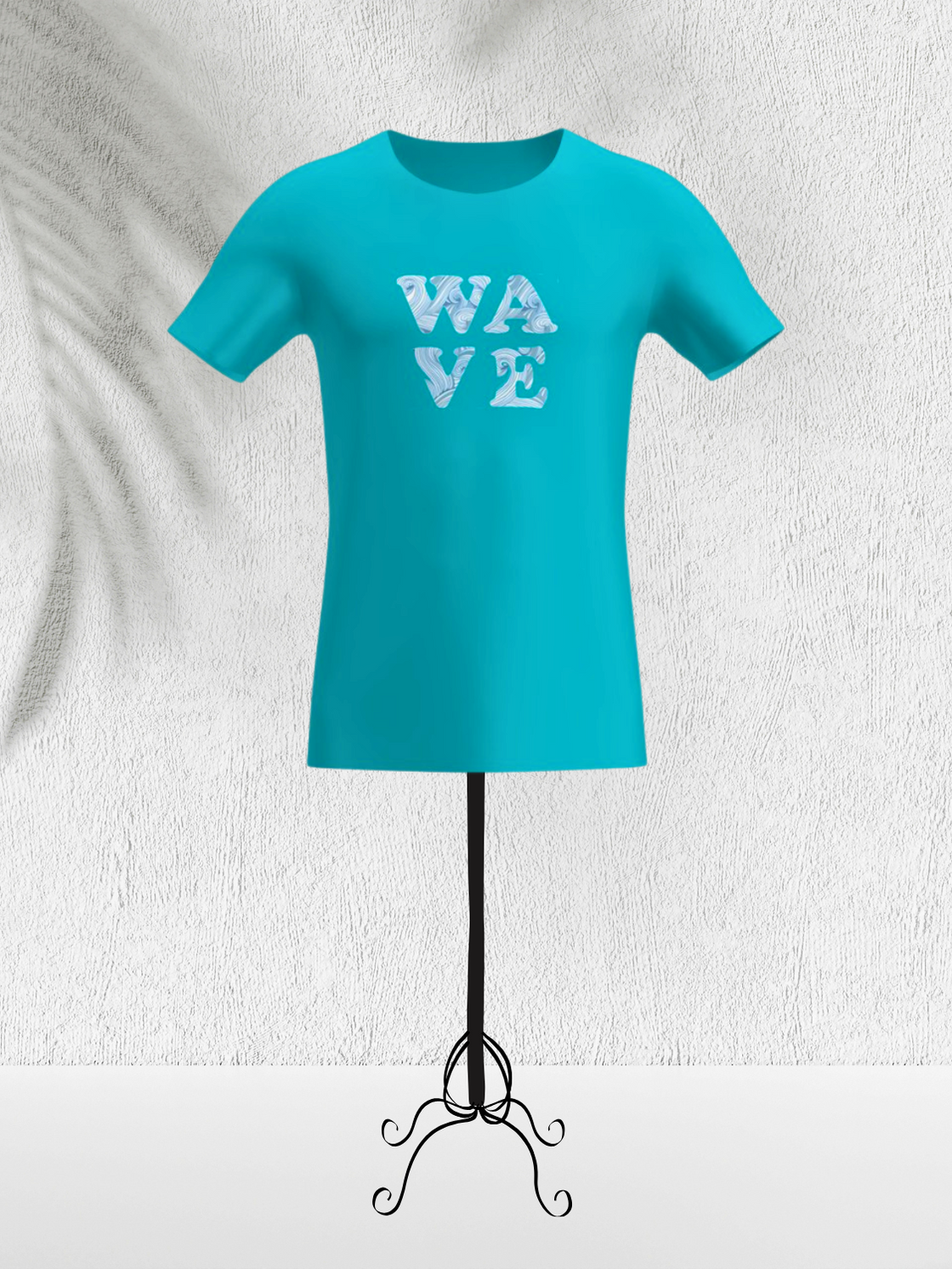 Wave Graphic Turquoise T-Shirt