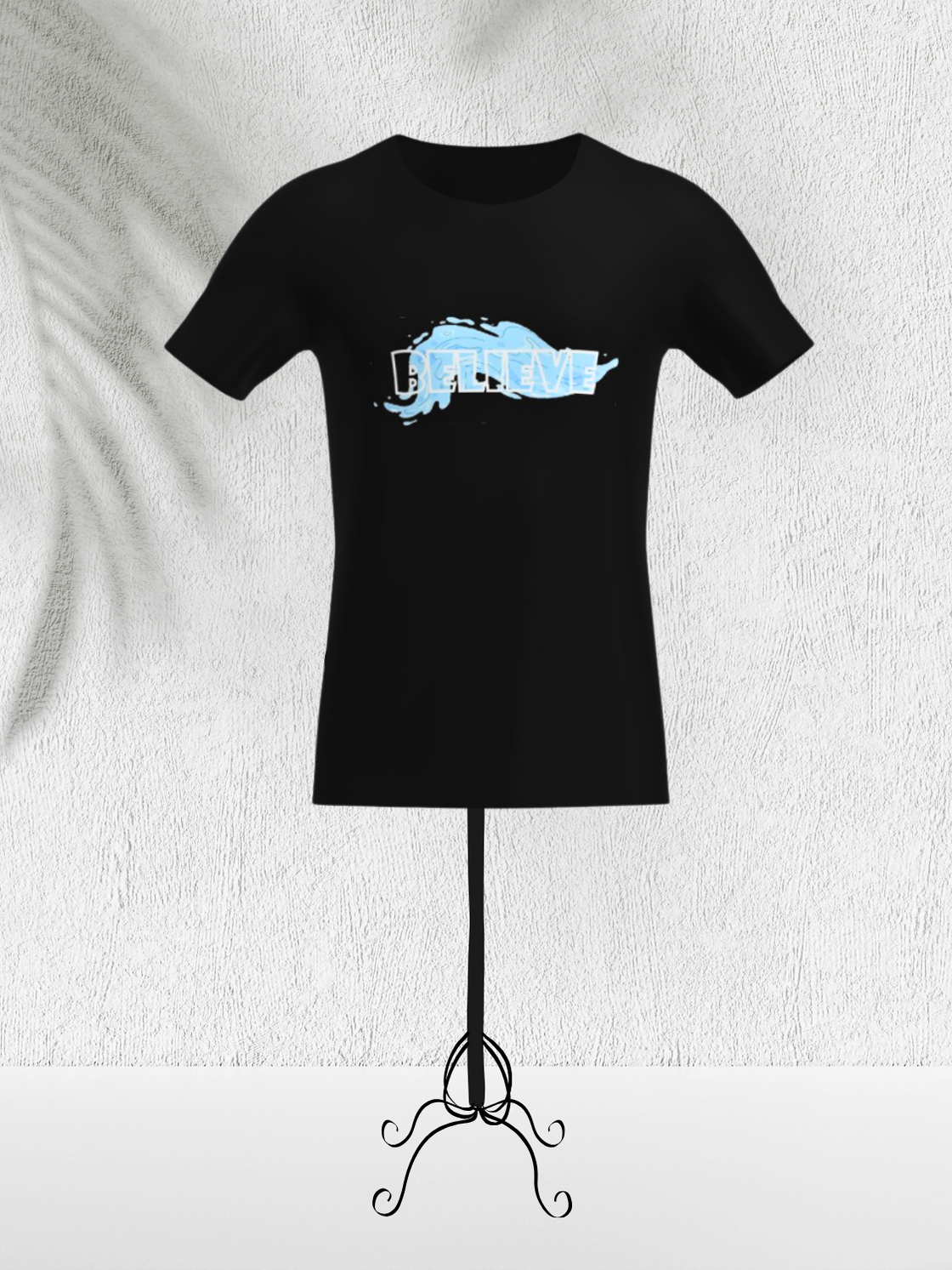 Believe Graphic Black T-Shirt