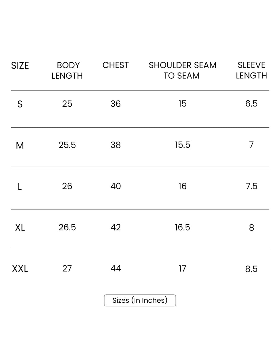 Size chart for Women's VanDee Classic Organic Cotton Anti-Stain, Anti-Odour Round Neck T-Shirt -Rose Pink